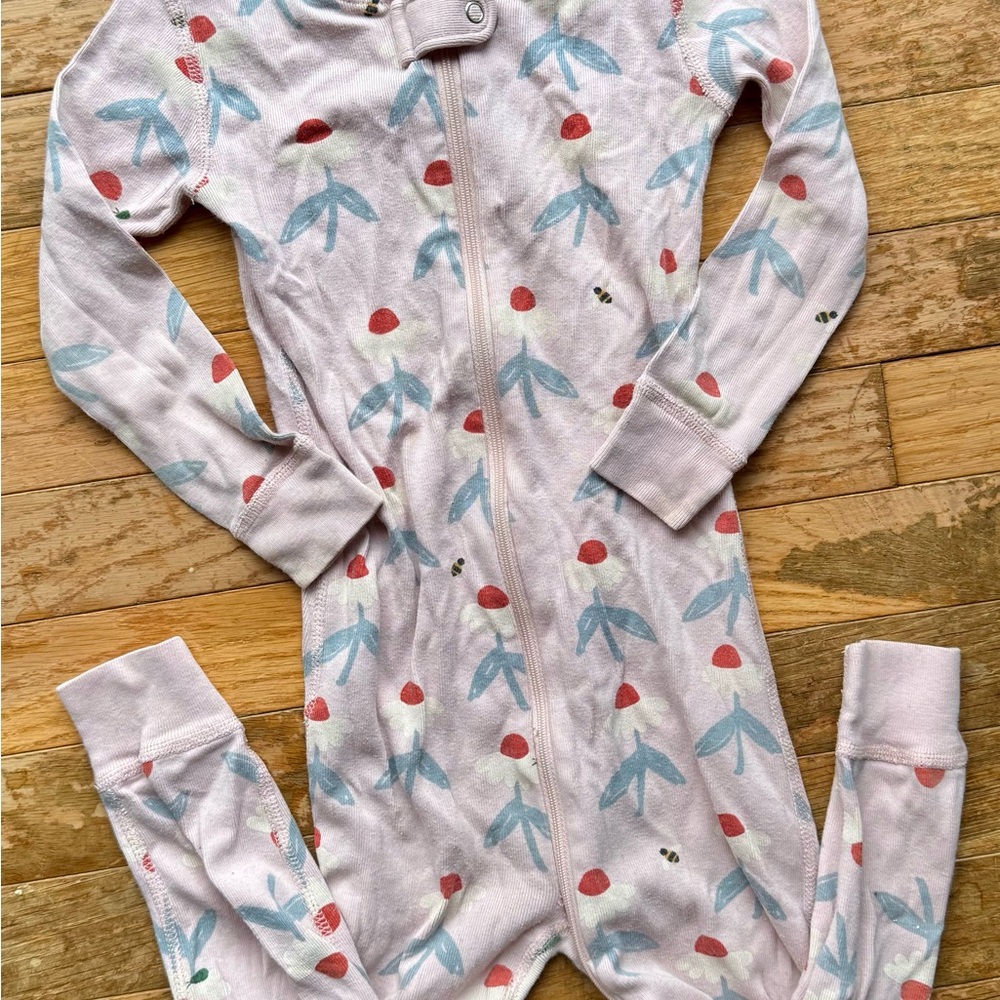 Floral Patterned Toddler Onesie